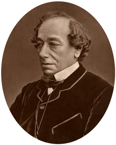 Benjamin Disraeli, hrabia Beaconsfield, premier, 1881 r autorstwa Unbekannt