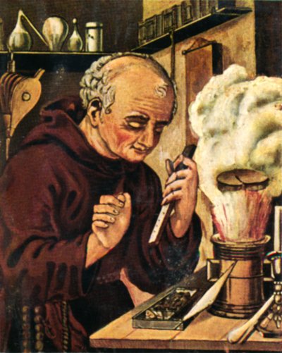 Berthold Schwarz w XIV wieku, 1934. autorstwa Unbekannt