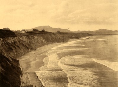 Biarritz - Cote des Basques, c1930. autorstwa Unbekannt