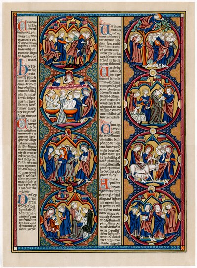 Sceny biblijne, koniec XIII wieku autorstwa Unbekannt