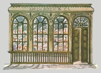 Front sklepu Birchs, City of London, 1928. autorstwa Unbekannt