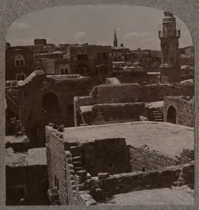 Lydda z lotu ptaka, ok. 1900 r. autorstwa Unbekannt