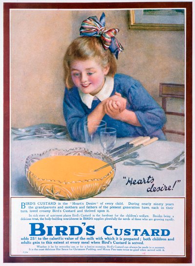 Reklama Birds Custard, 1922 autorstwa Unbekannt
