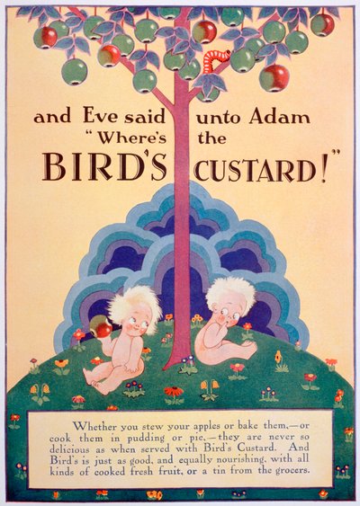 Reklama Birds Custard, 1928 autorstwa Unbekannt