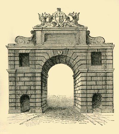 Bishopsgate, ok. 1872 r. autorstwa Unbekannt