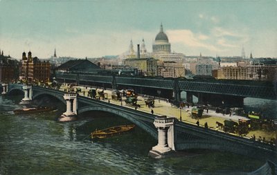 Blackfriars Bridge, Londyn, 1911. autorstwa Unbekannt