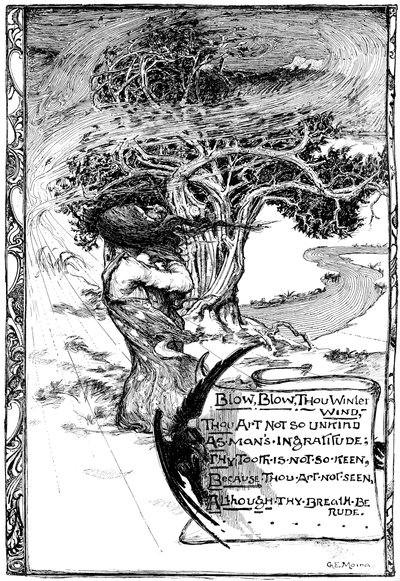 Cios, Cios, Ty Zimowy Wiatr, 1895 autorstwa Unbekannt