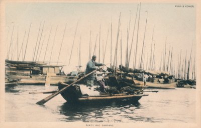 Łodzie i Sampany, ok. 1910. autorstwa Unbekannt