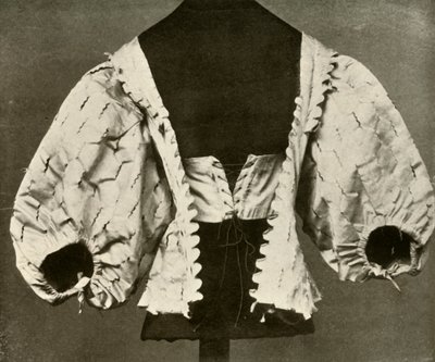 Stanik z białej satyny rozciętej i zaróżowionej, c1620-1640, 1937. autorstwa Unbekannt