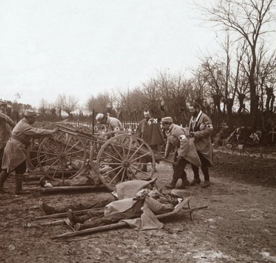 Organy, Villers-au-Bois, północna Francja, c1914-c1918. autorstwa Unbekannt