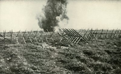 Bombardowanie niemieckich okopów, 1919. autorstwa Unbekannt