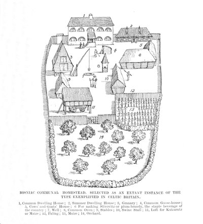 Gospodarstwo komunalne w Bośni, 1902 r. autorstwa Unbekannt