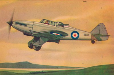 Jednopłatowiec Boulton Paul Defiant, c1944. autorstwa Unbekannt