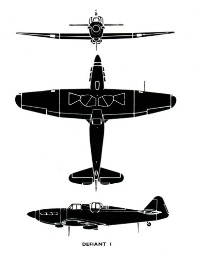 Boulton Paul Defiant I, 1941. autorstwa Unbekannt