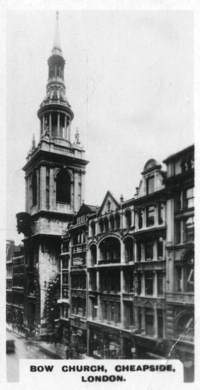 Bow Church, Cheapside, Londyn, ok. 1920 r. autorstwa Unbekannt