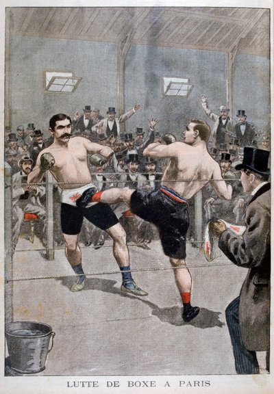 Boks w Paryżu, 1899 autorstwa Unbekannt