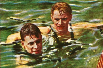 Boy Charlton z Australii i Arne Borg ze Szwecji, 1928. autorstwa Unbekannt