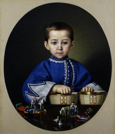 Chłopiec z rodziny Terlikow, lata 70.-1880. autorstwa Unbekannt