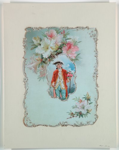 Chłopiec trzymający bukiet róż, 1880–1910 autorstwa Unbekannt