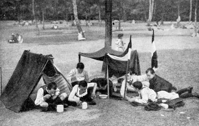 Obóz chłopców, Berlin, Niemcy, 1922 autorstwa Unbekannt