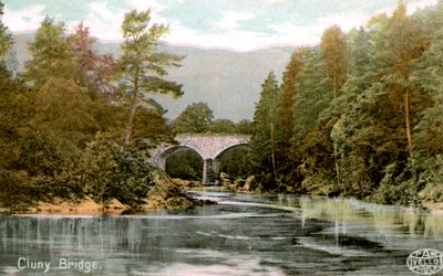 Bridge of Cluny, niedaleko Pitlochry, Perthshire, Szkocja, początek XX wieku autorstwa Unbekannt