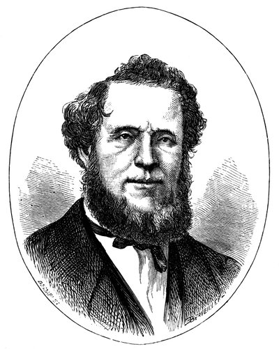 Brigham Young, przywódca amerykańskich mormonów, ok. 1870 r. autorstwa Unbekannt