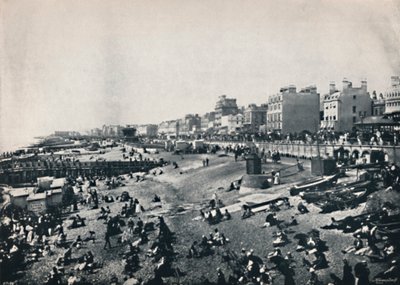 Brighton - Długi odcinek plaży, 1895 autorstwa Unbekannt