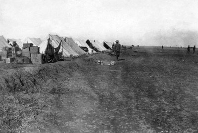 Obóz brytyjski 15 RWR, niedaleko Bagdadu, 1918 autorstwa Unbekannt