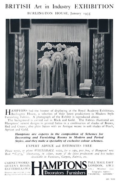 Brytyjska wystawa sztuki w przemyśle - Burlington House, styczeń 1935 autorstwa Unbekannt