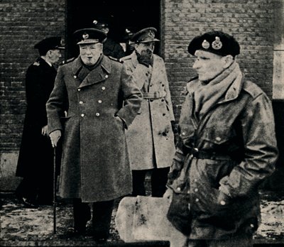 Wizyta premiera Wielkiej Brytanii na froncie zachodnim, 1944, 1945. autorstwa Unbekannt