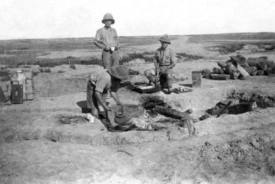 Kompania kulinarna armii brytyjskiej C, Mezopotamia, I wojna światowa, 1918 r. autorstwa Unbekannt