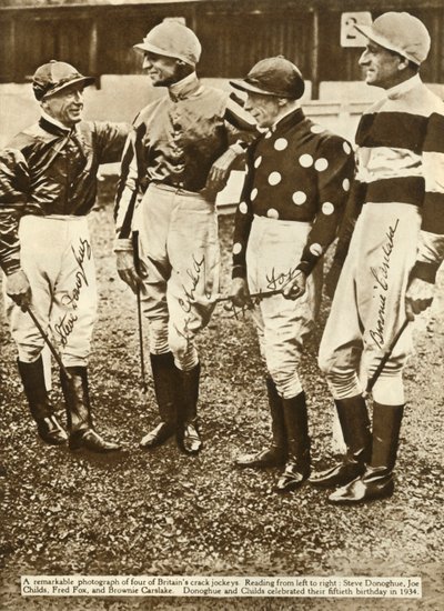 Brytyjscy dżokeje, 1934, 1935. autorstwa Unbekannt