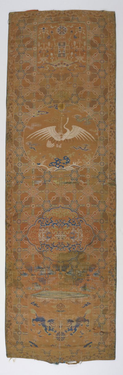 Panel brokatowy, dynastia Qing, XVIII wiek. autorstwa Unbekannt