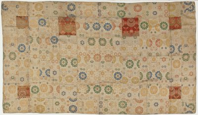 Brokat, jedwab. Szata mnicha buddyjskiego, łatana, kesa, okres Edo, 1615-1868. autorstwa Unbekannt