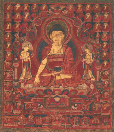 Budda Siakjamuni jako Pan Munów, połowa XVII wieku. autorstwa Unbekannt