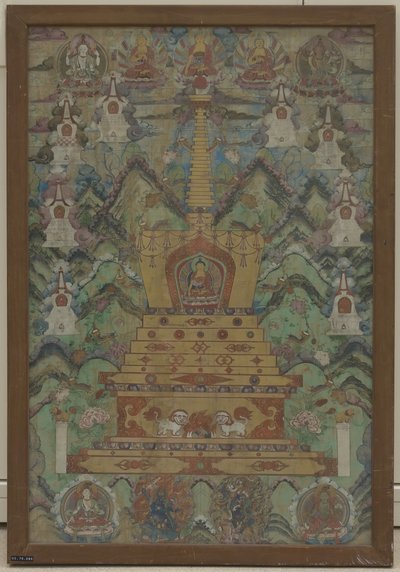 Budda w stupie, XVI-XVII wiek. autorstwa Unbekannt