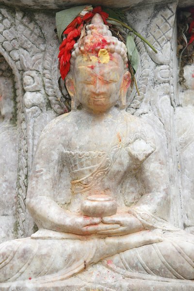 Budda medytacji, Kirtipur, Nepal autorstwa Unbekannt