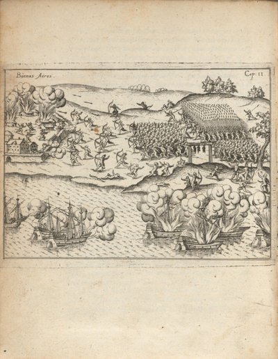 Buenos Aires Z Vera history... Ulrich Schmidel, 1599 autorstwa Unbekannt