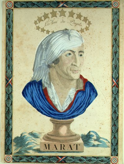 Popiersie Marata, 1793-1794. autorstwa Unbekannt