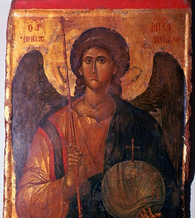 Bizantyjska ikona Archanioła Michała, XIV w. autorstwa Unbekannt
