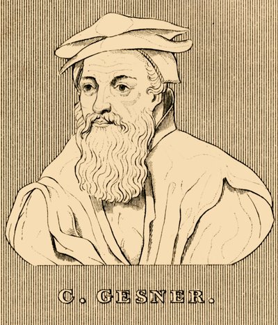 C. Gesner, 1516-1565, 1830 autorstwa Unbekannt
