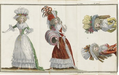 Cabinet des Modes, czyli nowe mody, 1786-1788 autorstwa Unbekannt