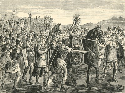 Cezar przekraczający Rubikon, 1890. autorstwa Unbekannt