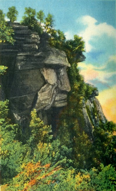 Caesars Head, wysokość 3227 stóp, najwyższy punkt w Południowej Karolinie, 1942 r. autorstwa Unbekannt