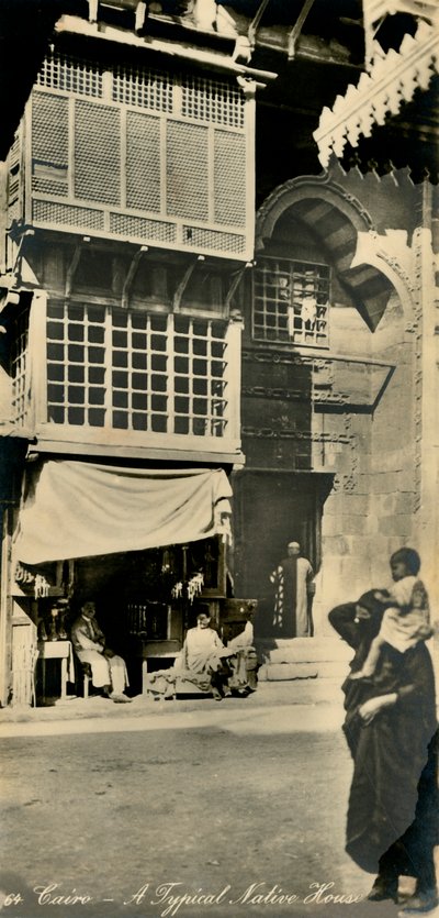 Kair - typowy dom rodzinny, c1918-c1939. autorstwa Unbekannt