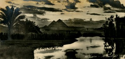 Kair – O zmierzchu, c1918-c1939. autorstwa Unbekannt