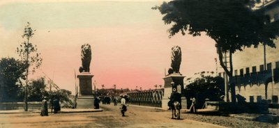 Kair: Most Kasr - El - Nilu, c1918-c1939. autorstwa Unbekannt