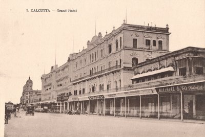 Kalkuta - Grand Hotel, ok. 1905 r. autorstwa Unbekannt