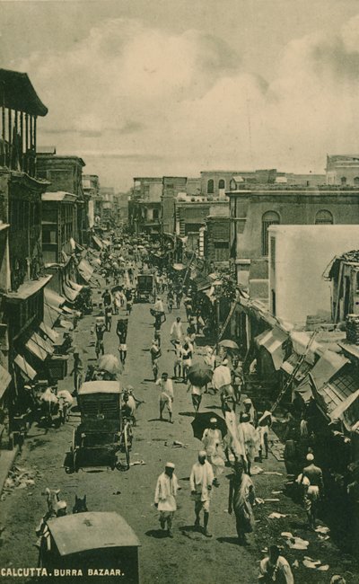 Kalkuta. Bazar Burry, 1910. autorstwa Unbekannt
