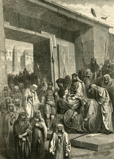 Kambyzes i Psammetichus, 1890. autorstwa Unbekannt